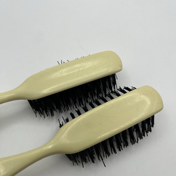 VTG 50s Phillips E-P-7 Plastic Hairbrush Nylon Bristle Grooming Brush 8” MCM Set - Picture 5 of 6